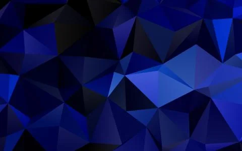 Light BLUE vector blurry triangle pattern. 스톡 일러스트