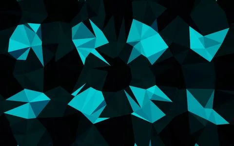 Light BLUE vector blurry triangle pattern. 스톡 일러스트