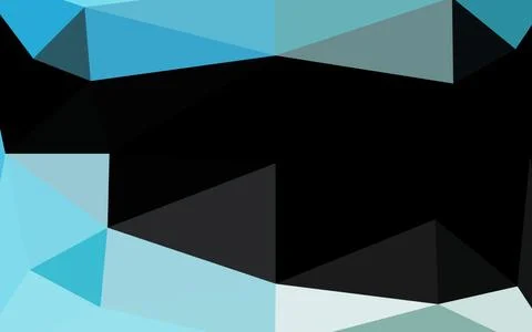 Light BLUE vector blurry triangle pattern. Illustrazione stock