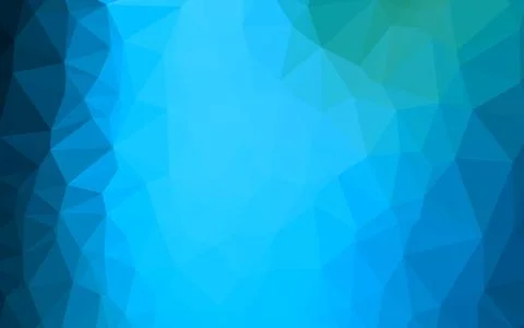 Light BLUE vector blurry triangle template. Illustrazione stock