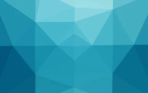 Light BLUE vector blurry triangle pattern. Stock Illustration