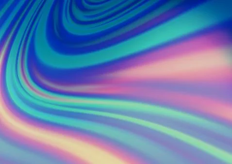 Light BLUE vector bokeh and colorful pattern. イラスト素材