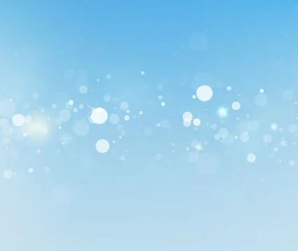 Light Blue Vector Bokeh Background For Healthcare And Meditation Stock Illustration