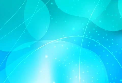 Light BLUE vector Circles, lines with colorful gradient on abstract backgroun Stock Illustration
