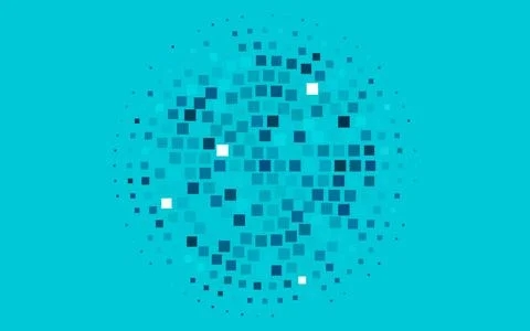 Light BLUE vector cover in polygonal style. Stock Illustration