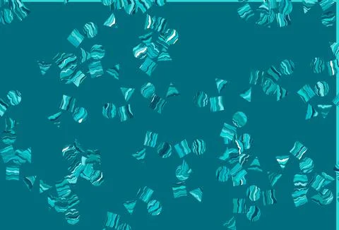 Light BLUE vector cover in polygonal style with circles. 스톡 일러스트