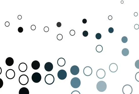 Light BLUE vector cover with spots. Stock Illustration