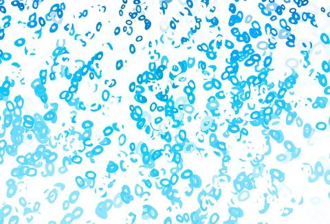 Light BLUE vector cover with spots. Stock-Illustration