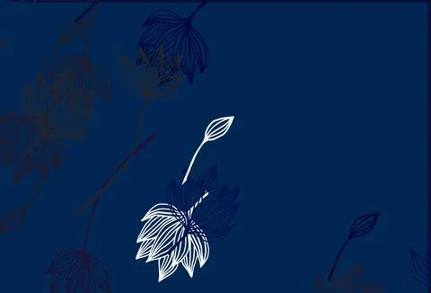Light BLUE vector doodle pattern. Stock Illustration