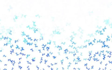 Light BLUE vector elegant pattern with branches. Illustrazione stock