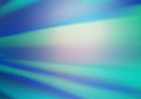 Light BLUE vector glossy bokeh pattern. Stock Illustration