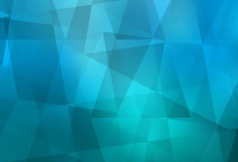 Light BLUE vector gradient triangles pattern. Stock Illustration