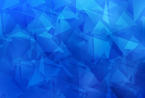 Light BLUE vector gradient triangles pattern. Illustrazione stock