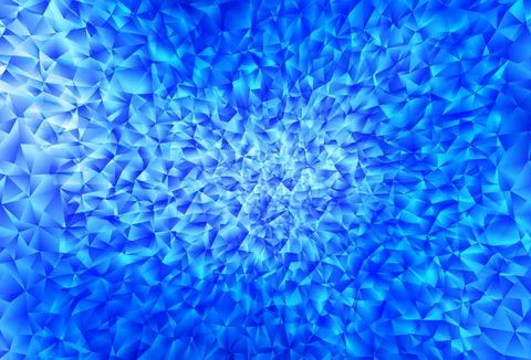 Light BLUE vector gradient triangles pattern. Illustrazione stock