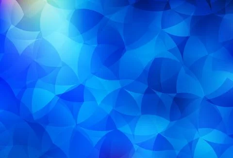 Light BLUE vector gradient triangles pattern. Stock Illustration