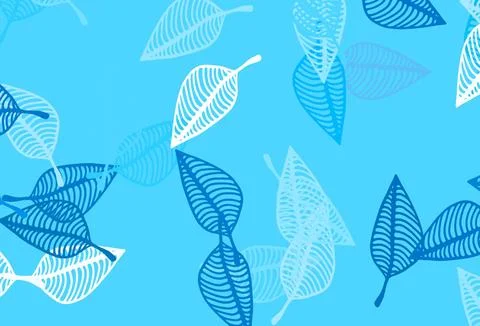 Light BLUE vector hand painted template. 스톡 일러스트