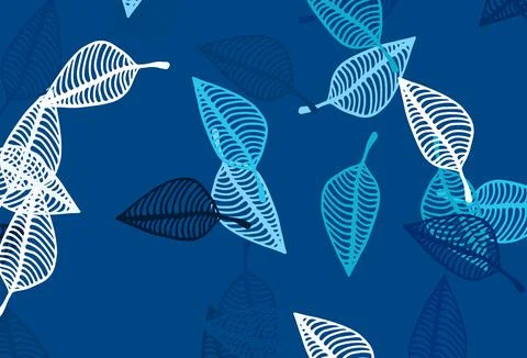 Light BLUE vector hand painted pattern. Stock-Illustration