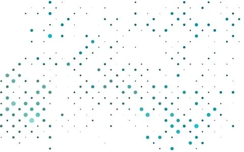 Light BLUE vector layout with circle shapes. Illustrazione stock