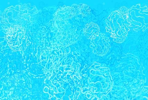 Light BLUE vector layout with circle shapes. Stock Illustration