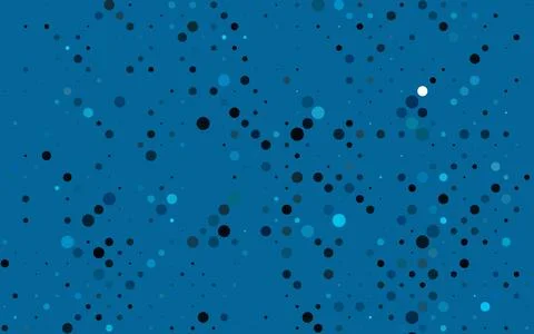 Light BLUE vector layout with circle shapes. Illustrazione stock