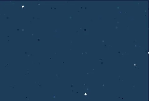 Light BLUE vector layout with circles, lines, rectangles. Stock Illustration