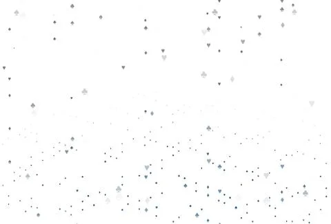 Light BLUE vector layout with elements of cards. Ilustración de archivo