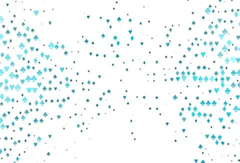 Light BLUE vector layout with elements of cards. イラスト素材