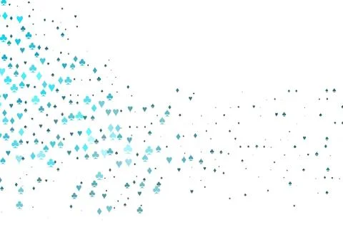 Light BLUE vector layout with elements of cards. イラスト素材