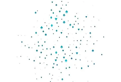 Light BLUE vector layout with elements of cards. Ilustración de archivo