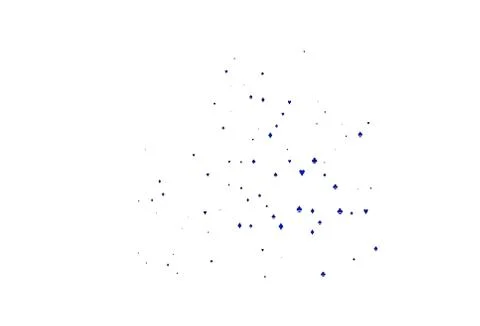 Light BLUE vector layout with elements of cards. Stock Illustration