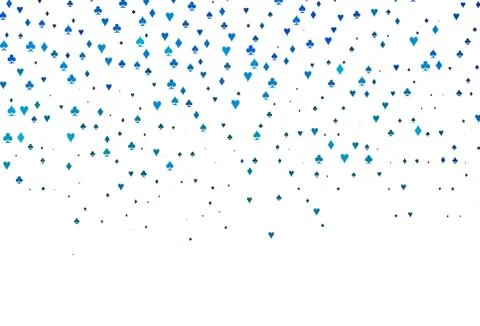 Light BLUE vector layout with elements of cards. Ilustración de archivo