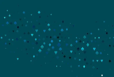 Light BLUE vector layout with elements of cards. Stock Illustration