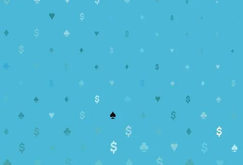 Light blue vector layout with elements of cards. Illustrazione stock