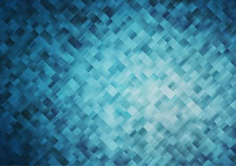 Light BLUE vector layout with lines, rectangles. Illustrazione stock