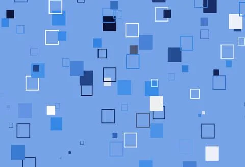 Light BLUE vector layout with rectangles, squares. Illustrazione stock