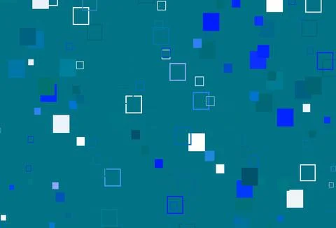 Light BLUE vector layout with rectangles, squares. Illustrazione stock