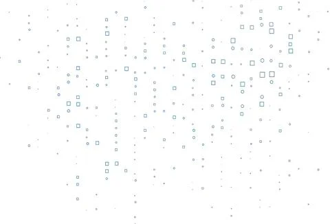 Light BLUE vector layout with rectangles, squares. Stock-Illustration