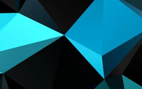 Light BLUE vector low poly cover. 스톡 일러스트