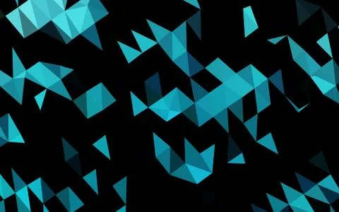 Light BLUE vector low poly cover. Stock-Illustration