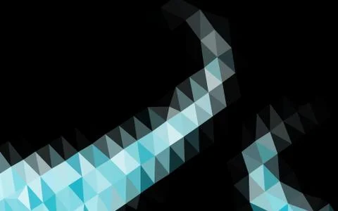 Light BLUE vector low poly cover. Illustrazione stock