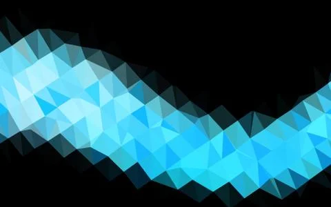 Light BLUE vector low poly texture. Illustrazione stock