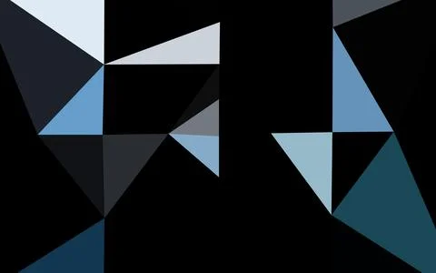 Light BLUE vector low poly texture. Stock Illustration
