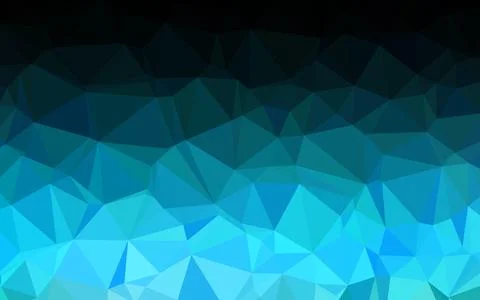 Light BLUE vector low poly cover. Stock Illustration