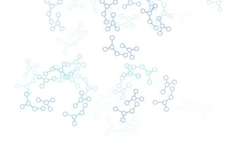 Light BLUE vector pattern with artificial intelligence network. Stockillustratie