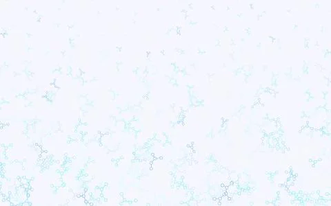 Light BLUE vector pattern with artificial intelligence network. 스톡 일러스트