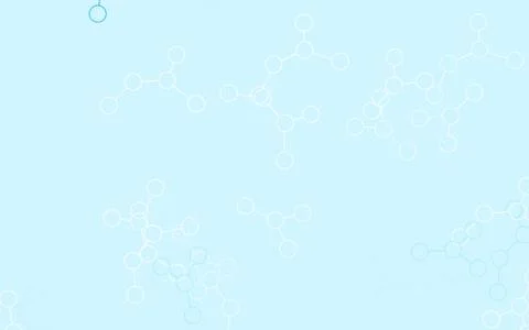 Light BLUE vector pattern with artificial intelligence network. Stock Illustration