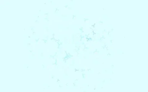 Light BLUE vector pattern with artificial intelligence network. 库存插图