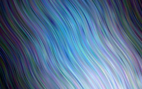 Light BLUE vector pattern with bent ribbons. イラスト素材
