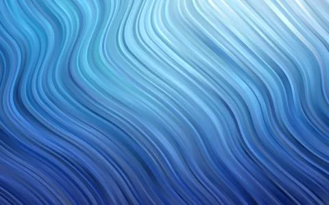 Light BLUE vector pattern with bubble shapes. Stockillustratie