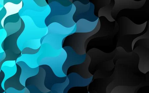 Light BLUE vector pattern with bubble shapes. 스톡 일러스트